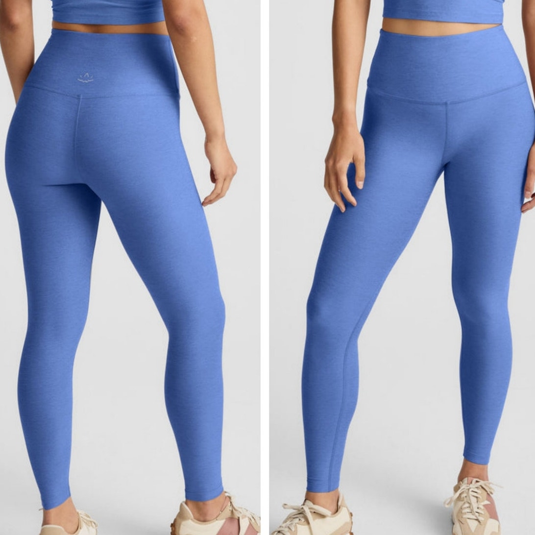 Nwt Beyond Yoga High Waist Legging Wildflower Blue Size Xl